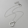 Stainless Steel Necklaces NJEW-WH0035-01P-1