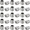 Tibetan Style Zinc Alloy Beads TIBEB-CA0001-14-1