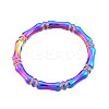 Ion Plating(IP) 201 Stainless Steel Bamboo Sticker Finger Ring for Women RJEW-N038-128M-2