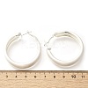 Brass Ring Hoop Earrings for Women EJEW-A121-17B-S-3