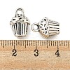 Cake Tibetan Style Alloy Pendants TIBEP-R344-26AS-LF-3