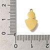 Ion Plating(IP) 304 Stainless Steel Manual Polishing Charms STAS-M059-07G-02-3