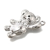 Brass Micro Pave Cubic Zirconia Pendants KK-U061-24P-2