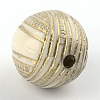 Round Plating Acrylic Beads PACR-Q102-80A-3