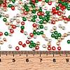 4 Colors 8/0 Christmas MIYUKI Round Rocailles Seed Beads SEED-X0058-16-3