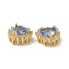 Rack Plating Brass Micro Pave Cubic Zirconia Beads KK-C007-12G-11-3
