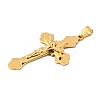 304 Stainless Steel Big Pendants STAS-R171-01G-2