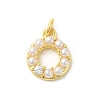 Real 18K Gold Plated Rack Plating Brass Micro Pave Cubic Zirconia Pendants KK-S396-02D-1