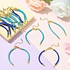 12Pcs 3 Colors Nylon Cords Bracelet Makings Fit for Connector Charms AJEW-YW0001-43A-2
