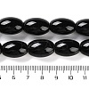 Natural Black Onyx Agate Beads Strands G-NH0019-C05-13-5