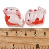 Ice Ocean Theme Opaque Resin Cabochons CRES-D040-02D-3