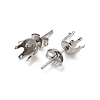 316 Surgical Stainless Steel Stud Earring Findings STAS-Z118-03P-02-2