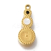 Ion Plating(IP) 304 Stainless Steel Manual Polishing Charms STAS-M059-04G-04-1