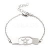 Non-Tarnish Stainless Steel Cable Chain Link Bracelets for Women Men LS-STAS-Z061-01P-10-1