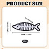 30Pcs Fish Embroidery Iron on Clothing Patches DIY-CA0006-99-2