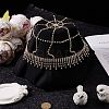 Alloy Rhinestone Mesh Headbands OHAR-WH20007-05G-02-3