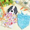 4Pcs 4 Styles Triangle Polyester Pet Handkerchi AJEW-CP0006-08A-02-3