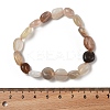 Natural Multi-Moonstone Stretch Beaded Bracelets BJEW-K213-C14-3