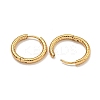 PVD Vacuum Plating 202 Stainless Steel Huggie Hoop Earrings with 304 Stainless Steel Pins for Women EJEW-H003-02G-2