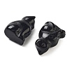 Natural Obsidian Carved Figurines DJEW-L023-B26-2