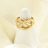 304 Stainless Steel Cuff Rings for Women RJEW-G338-25G-2