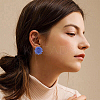 20Pcs 2 Styles Brass Stud Earring Findings KK-HS0001-90-6