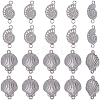 20Pcs 2 Styles 304 Stainless Steel Connector Charms STAS-BBC0007-67P-1