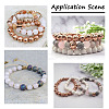 120Pcs 12 Style Electroplated Natural Lava Rock Beads Strands G-CD0001-01B-9