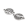 Tarnish Resistant 201 Stainless Steel Connector Charms STAS-A090-17P-2