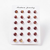 Natural Mookaite Ear Studs EJEW-G223-A08-3