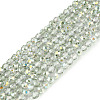 Transparent Glass Beads Strands EGLA-N028-01A-A02-1