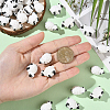 40Pcs Resin Sheep Miniature Ornaments AJEW-SP0003-30-4
