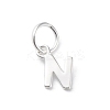 925 Sterling Silver Letter Charms LS-STER-C012-01S-N-1