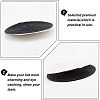3Pcs 3 Colors Polyester Imitation Straw Round Hat Base for Millinery AJEW-CA0002-79-4