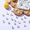 Opaque White Acrylic Beads MACR-YW0002-24-5