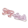 Bowknot with Star UV Plating Luminous Rainbow Iridescent Acrylic Beads LACR-R001-05A-5