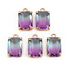 Gradient Color Glass Pendants GLAA-S193-008-A08-1