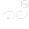 Hypoallergenic Bioceramics Zirconia Ceramic Ring Stud Earrings EJEW-Z023-03B-1