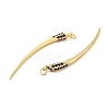 Rack Plating Brass with Cubic Zirconia Pendants KK-Q784-18G-2