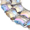 Electroplate Glass Beads Strands EGLA-H103-FR03-3
