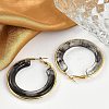 304 Stainless Steel Hoop Earrings For Women EJEW-B113-02G-02-3