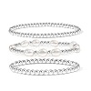 Temperament Magnet Gold Elastic Bracelet Baroque Imitation Pearl Multi layered Layered Bracelet Small and Popular Bracelet XU8635-1-1