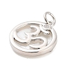 Brass Micro Pave Cubic Zirconia Pendants with Shell KK-H527-26P-2