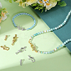 100Pcs 2 Colors Tibetan Style Hook and S-Hook Clasps FIND-PH0060-07-4