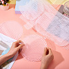 4 Styles Plastic Mesh Sheets FIND-TA0006-66-7