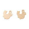 201 Stainless Steel Charms STAS-B001-41G-1