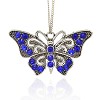Vintage Butterfly Pendant Necklace Findings TIBE-M001-80H-1