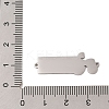 304 Stainless Steel Light Sky Blue Enamel Vehicle Connector Charms STAS-P377-13P-B-3