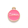 Alloy Enamel Pendants ENAM-S124-01A-03I-3
