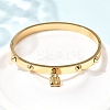 304 Stainless Steel Charm Bangles BJEW-H644-12G-1